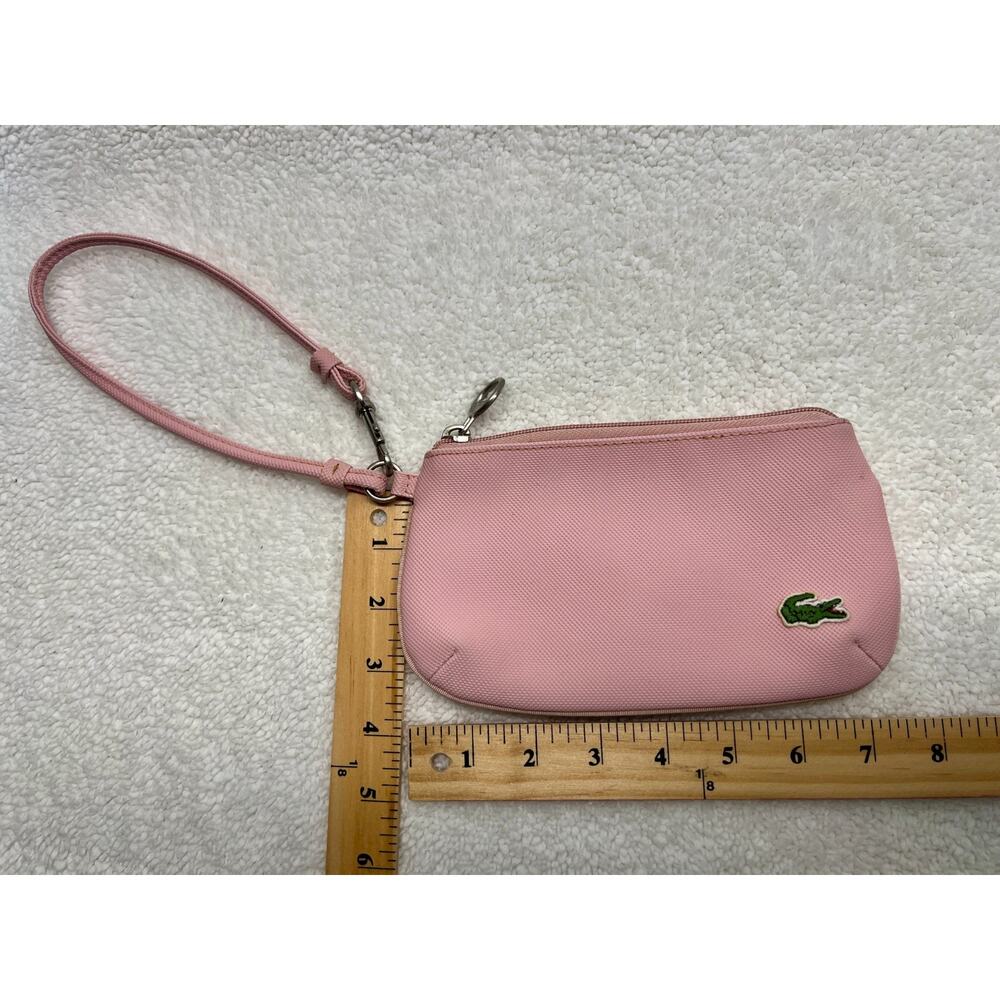 Lacoste Womens Wristlet Light Pink Clutch Purse